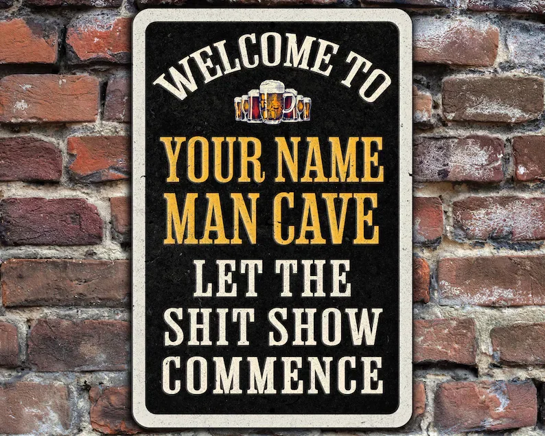 

Personalized Shit Show Sign