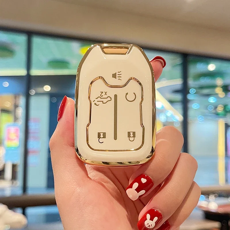 

Чехол для автомобильного смарт-ключа из ТПУ для 2019-2022 GMC Sierra 1500 2500HD 3500HD