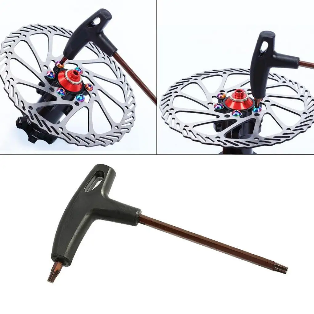 

MTB Bike Disc Brake Rotor Screws Wrench Mountain Bicycle Road Cycling L Shaped T25 Torx Key Wrench Bicycle Accessories