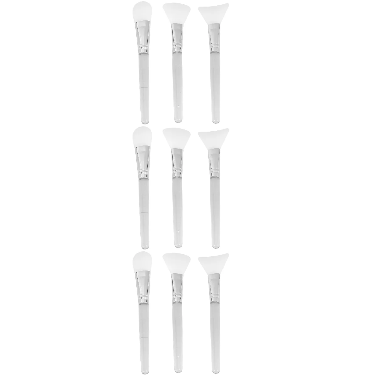

Silicone Brush Facial Applicatorset Makeup Beauty Eyeliner Tool Mud Brushes Nail Pen Manualclaywomen Shadow Eye Eyebrow Face