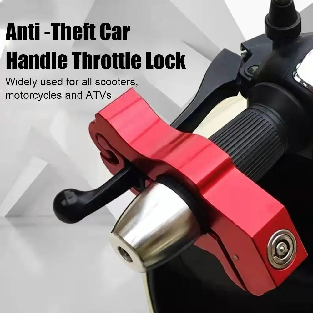 

Блокировка руля мотоцикла с ЧПУ, безопасные замки для руля, ручной тормоз, для скутера, квадроцикла, с защитой от кражи
