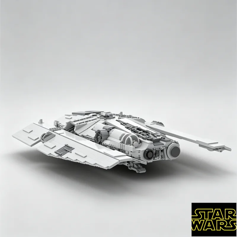 Фото 3770 деталей MOC FONDOR HAULCRAFT UCS: Набор для сборки креативной модели космического порта из кирпичиков, DIY-набор для взрослых, игрушки, подарки на день рождения №2