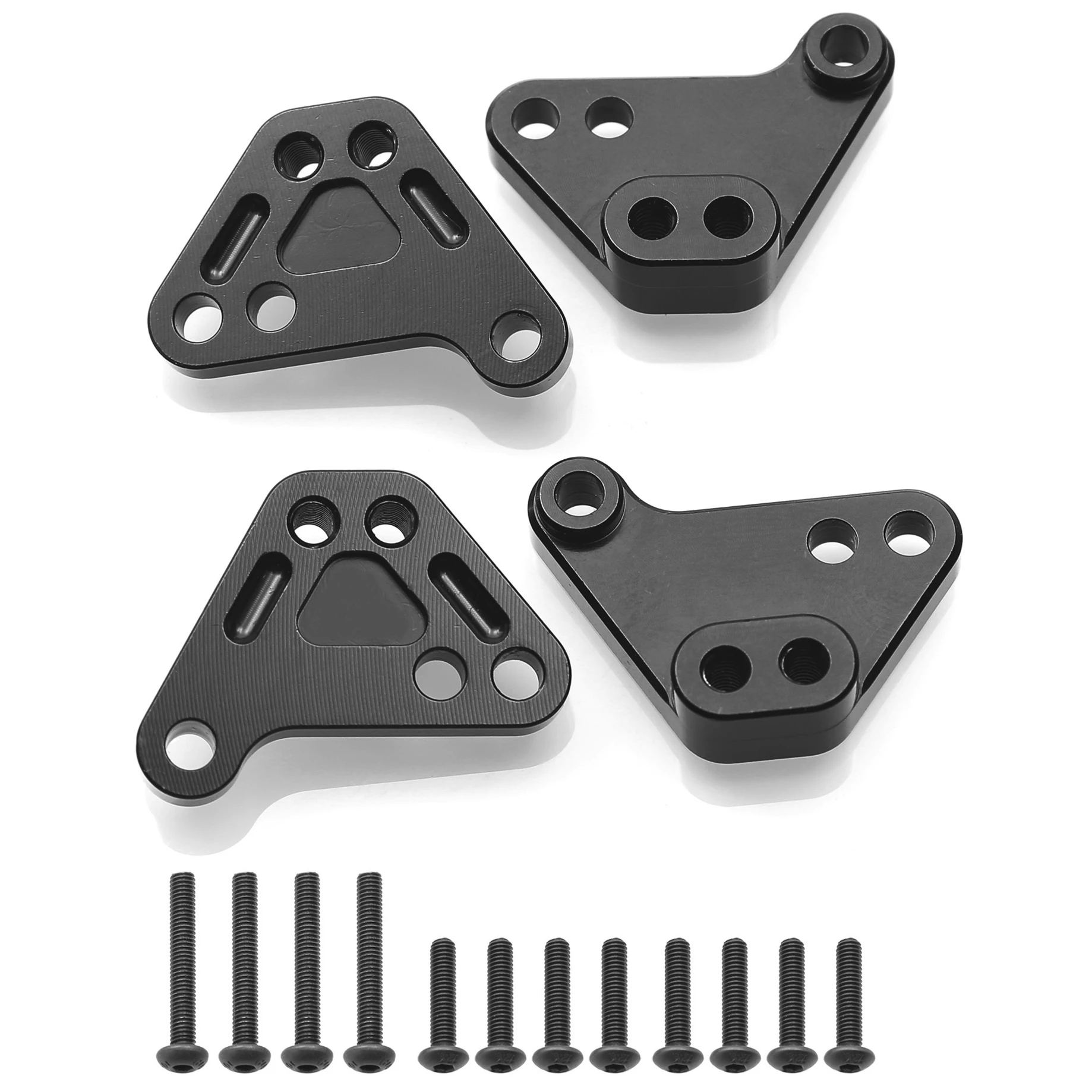 

Metal Heighten Front and Rear Shock Absorber Lower Mount Bracket for 1/10 Traxxas MAXX 2.0 V2 89076-4 WideMaxx Upgrade Parts