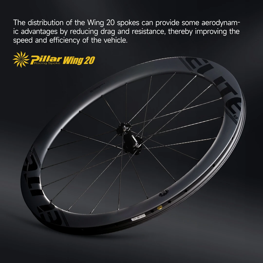 ELITEWHEELS AERO+ Road Disc Break Сверхлегкая колесная пара из углеродного волокна с центральным замком, храповая система, ступица 50T (art.: 3920cbcf721bd) - 3920cbcf721bd