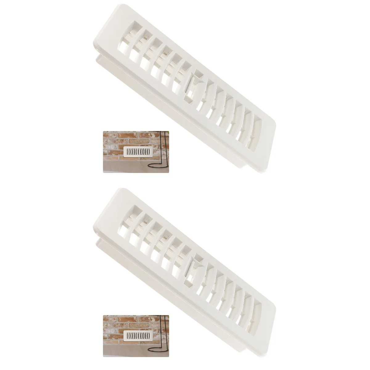 

2 шт., Центральная решетка для вентиляции пола