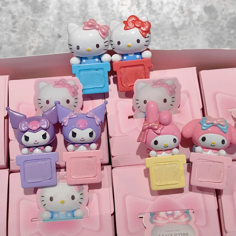 Sanrio Kuromi My Melody Bow Sweetheart Papa Series слепая коробка для настольного мобильного телефона, декоративные украшения, коллекция аниме-фигурок (art.: 3920d2bddf4cc) - 3920d2bddf4cc