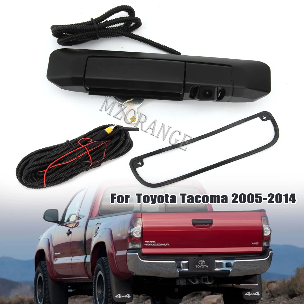 Car Tailgate Trunk Handle with Backup HD Camera For Toyota Tacoma PICKUP 2005 2006 2007 2008 2009 2010 2011 2012 2013 2014
