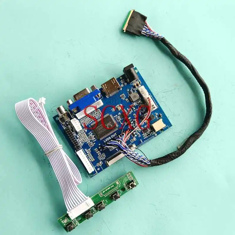 

LCD Screen Display Driver Controller Board Fit LP156WHA LP156WHB LP156WHU AV VGA HDMI-Compatible 15.6" LVDS 40-Pin 1366*768 Kit