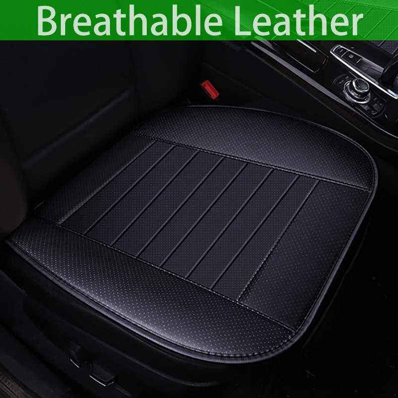 

Breathable Leather Car Seat Cover Auto Seat Cushion Pad Dustproof Seat Covers Sheet Protector Four Seasons Universal Accessories