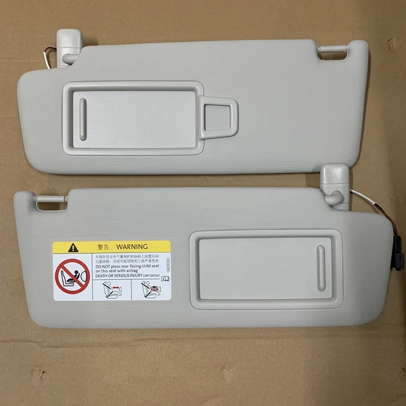 Передний левый + правый внутренний солнцезащитный козырек с зеркалом для VW Golf 7