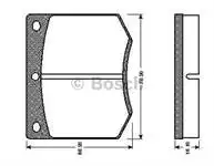 

0986 TB2062 interior brake pad for dating II TAUNUS GRANADA