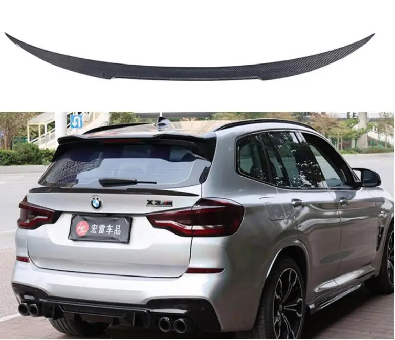 

REAL CARBON FIBER REAR WING TRUNK LIP TAIL SPOILER FOR BMW X3 G01 2018 2019 2020 2021 2022