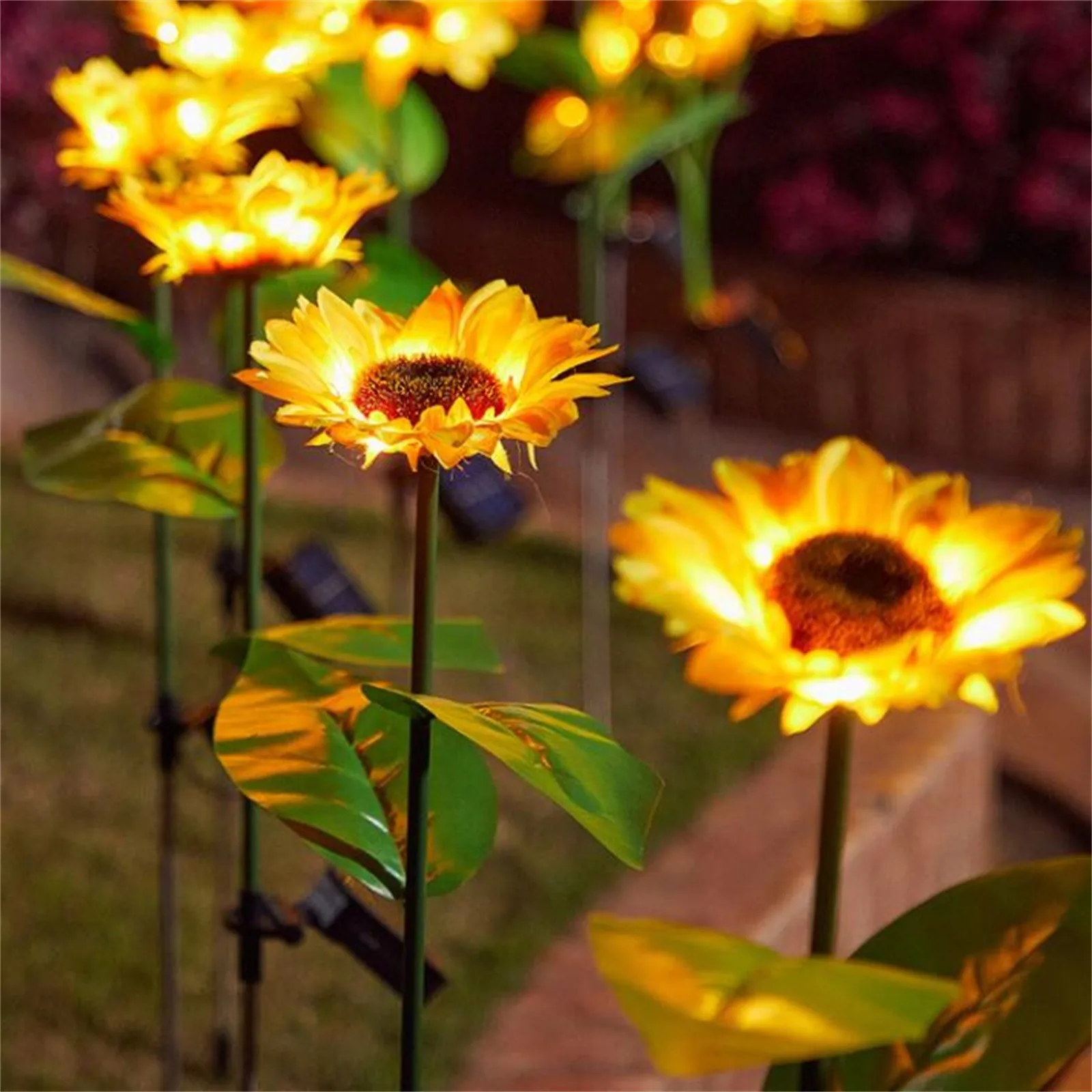 2 шт. Солнечные Подсолнухи уличный двор Вилла балкон сад имитация подсолнуха