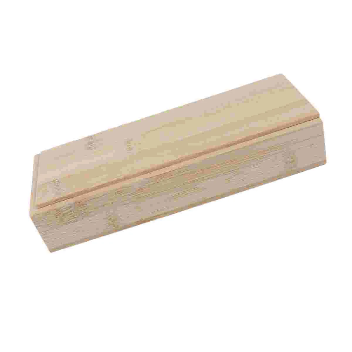 

Unfinished Jewelry Box Ornaments Storage Container Decorative Boxes Lids Blank Wooden Necklace Organizer Bamboo