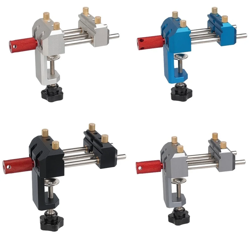 

Precision Table Vice Bench Clamp Multifunctional Aluminum Alloy Clamp Mini Workbench Adjustable Woodworking Clamp Tools