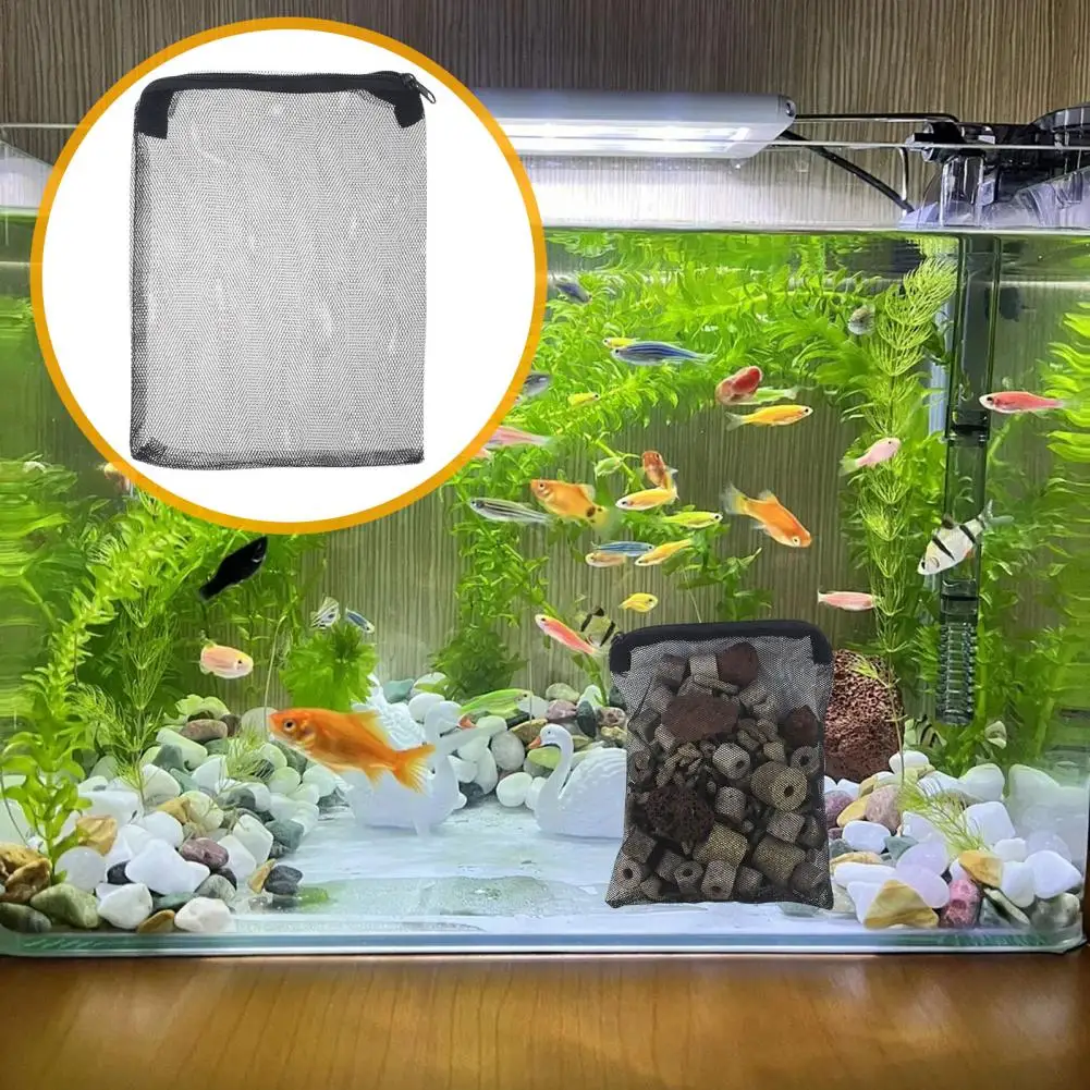 Мешок для фильтров аквариума средний сетчатый мешок мешки набор керамических