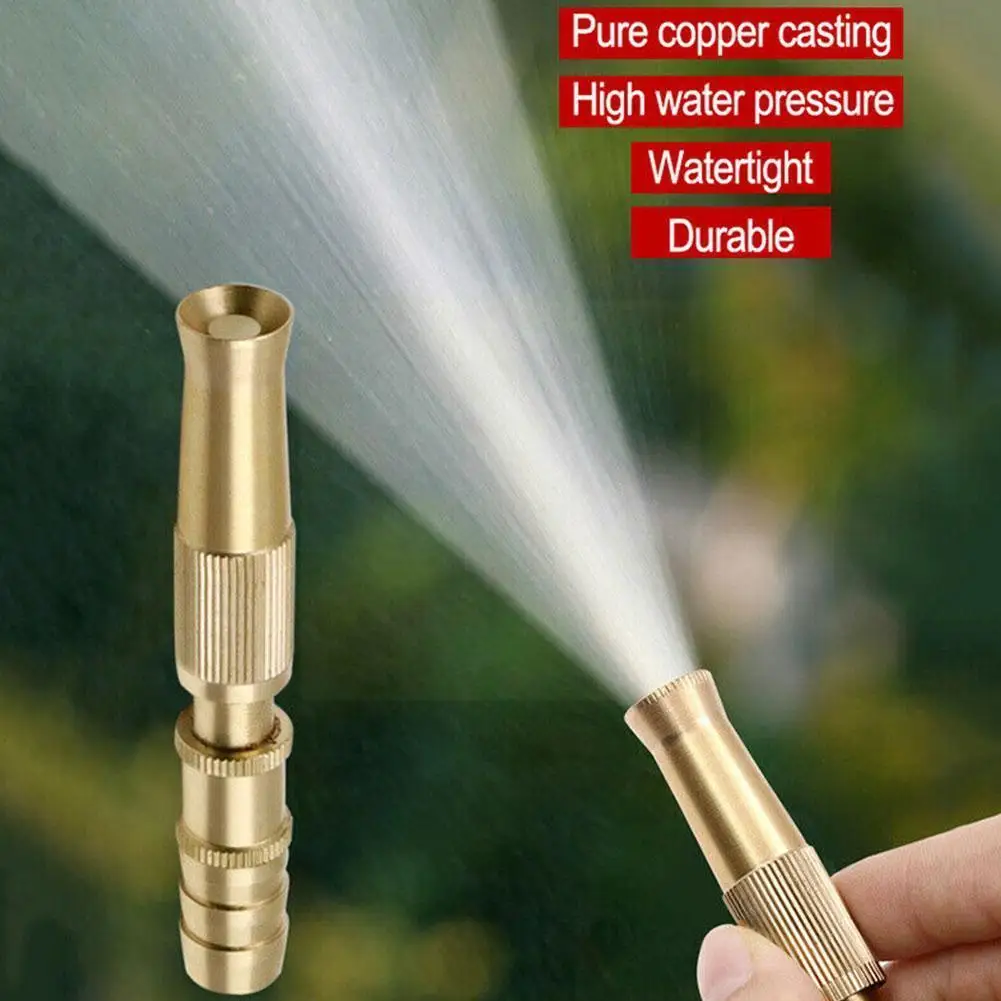 

Car Wash Water Gun High Pressure Brass Spray Gun Garden Washer Swimming Pressure High Spray Pool Gun Household Watering T8d1