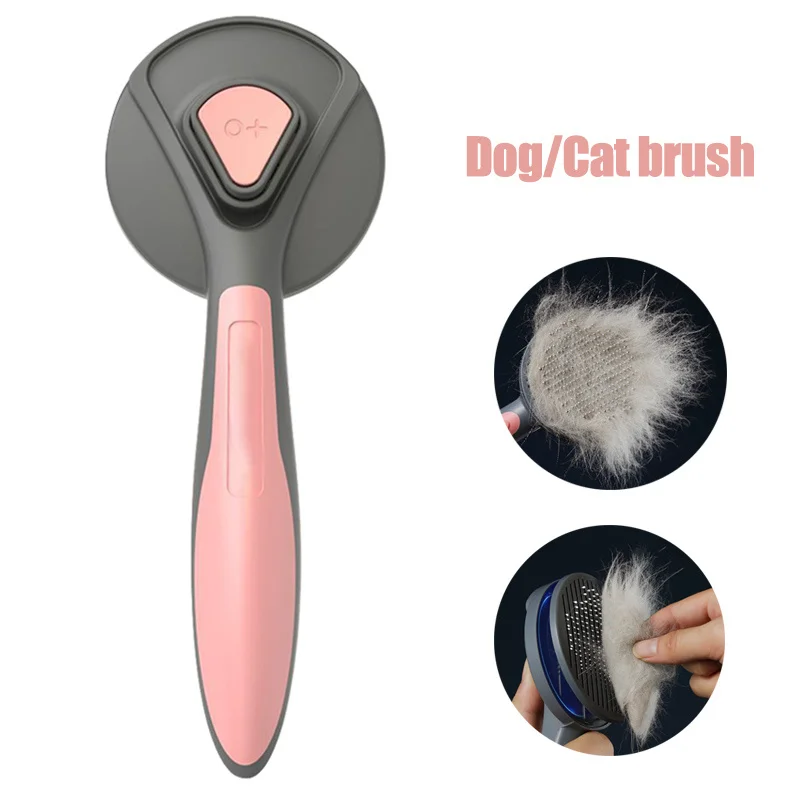 

Щетка для вычесывания собак и кошек, самоочищающаяся Расческа для груминга домашних питомцев
