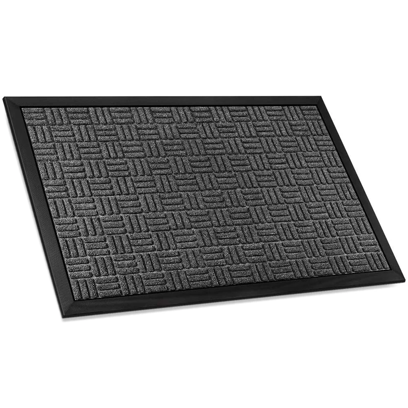 

Entrance Door Mat Large Heavy Duty Front Outdoor Rug Non-Slip Welcome Doormat For Entry, 24 X 36 Inch
