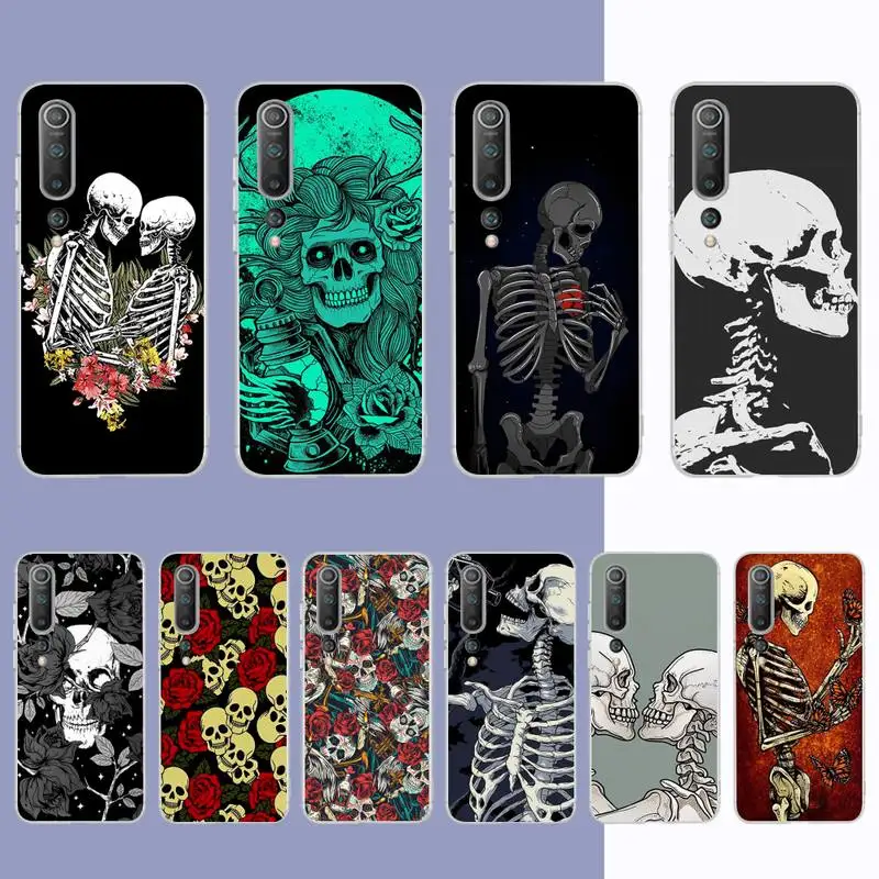 

Grim Reaper Skull Skeleton Phone Case for Samsung S21 A10 for Redmi Note 7 9 for Huawei P30Pro Honor 8X 10i cover