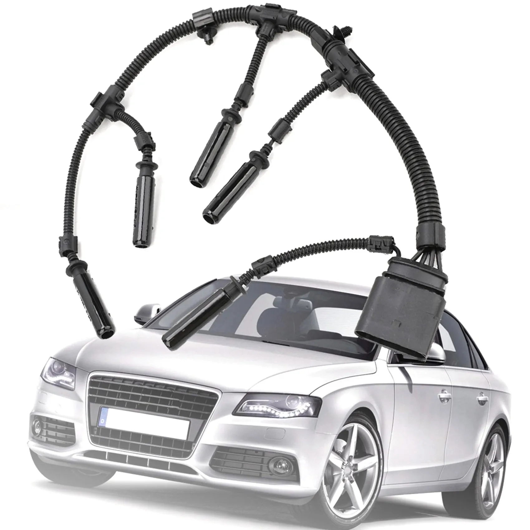 

Car Glow Plug Bridge Wiring Harness for - Transporter 2.5 TDI 2003-2010 070971277B