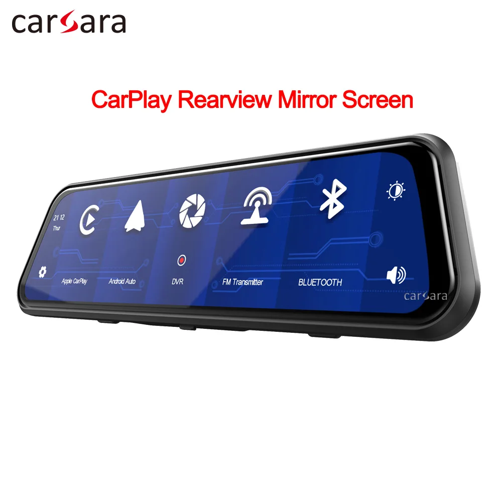 

Portable CarPlay Interface Screen Car DVR Camera Front Back Rear Video Recording Wireless CarPlay Display Android Auto Adapter