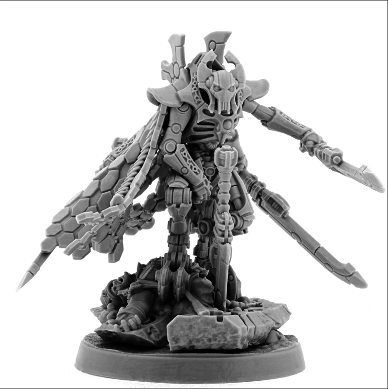 

NECROCYBORG GENERAL GRIVUS, Space Warrior, Wargame Miniatures, Figure, Terrain and Bases, RPJ, TRPJ, Pathfinder, Infinity, Gamem