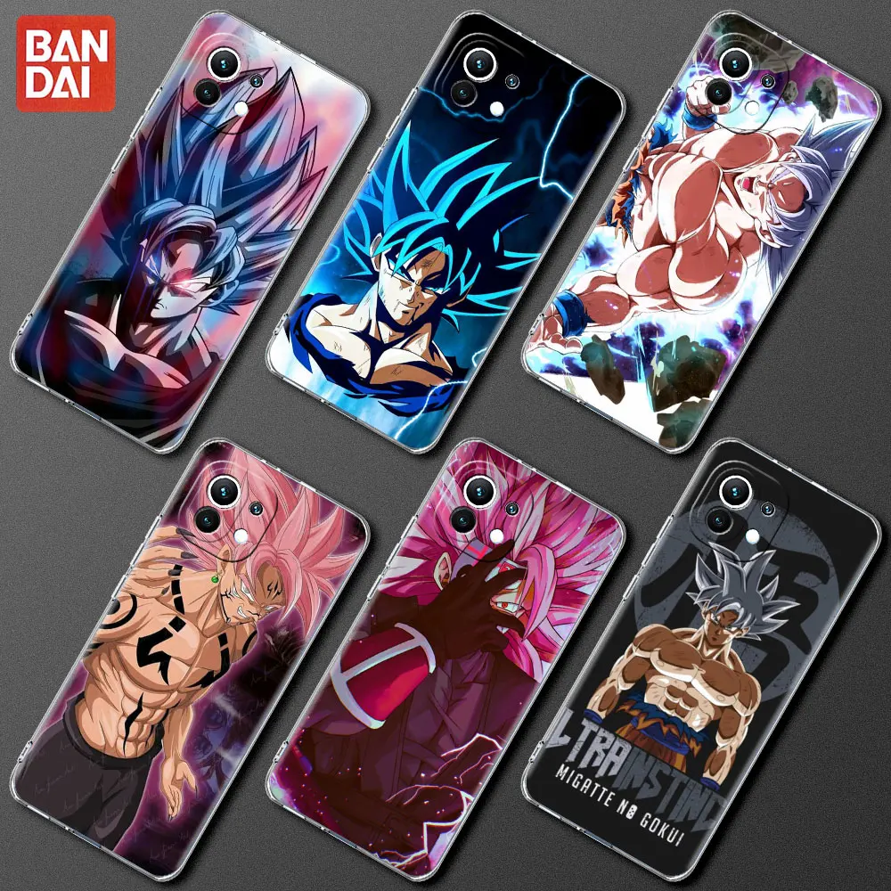 

Black GOKU Dragon Ball Case for Redmi Note 11 10 9s 9 8 7 9A 9C Soft Capa For Xiaomi Mi Poco X3 NFC 10T Pro 5G Clear Phone Coque