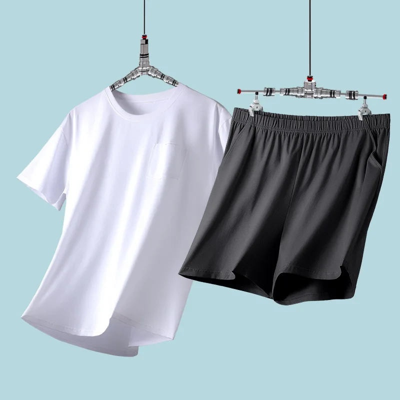 Ladies' Homewear Pajamas Suit Summer Pure Cotton Thin Short-Sleeved Casual Breathable New Five-Point Pants