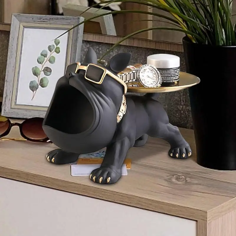 

Тарелка для хранения ключей с подносом, декоративные статуэтки из смолы, аксессуары для украшения дома