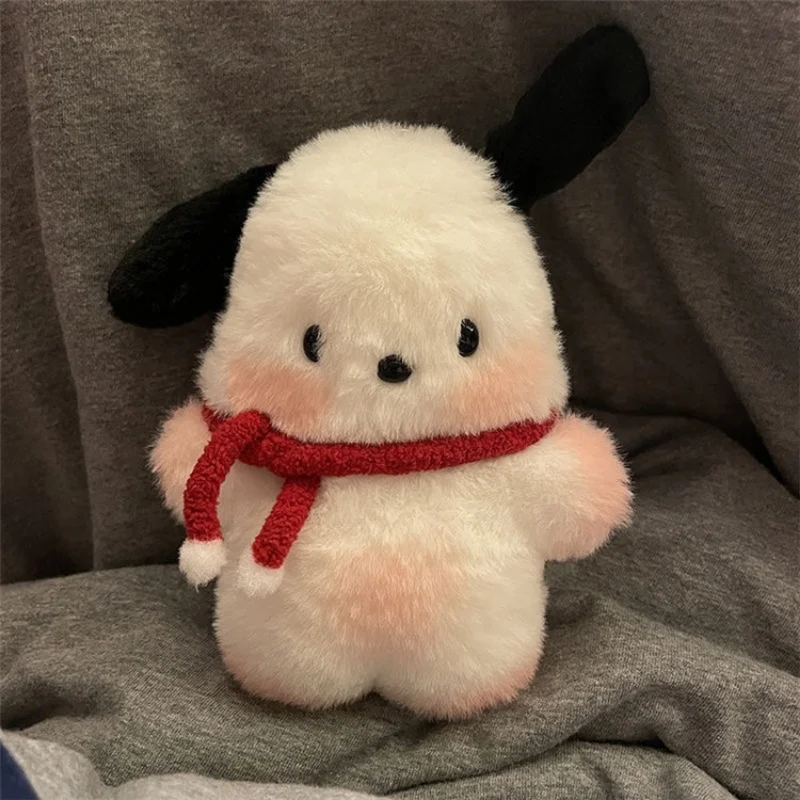 

16cm Sanrio Pochacco Plush Toys Cartoon Figure Hello Kitty Kuromi Pochacco Soft Stuffed Animals Doll for Girls Xmas Gifts