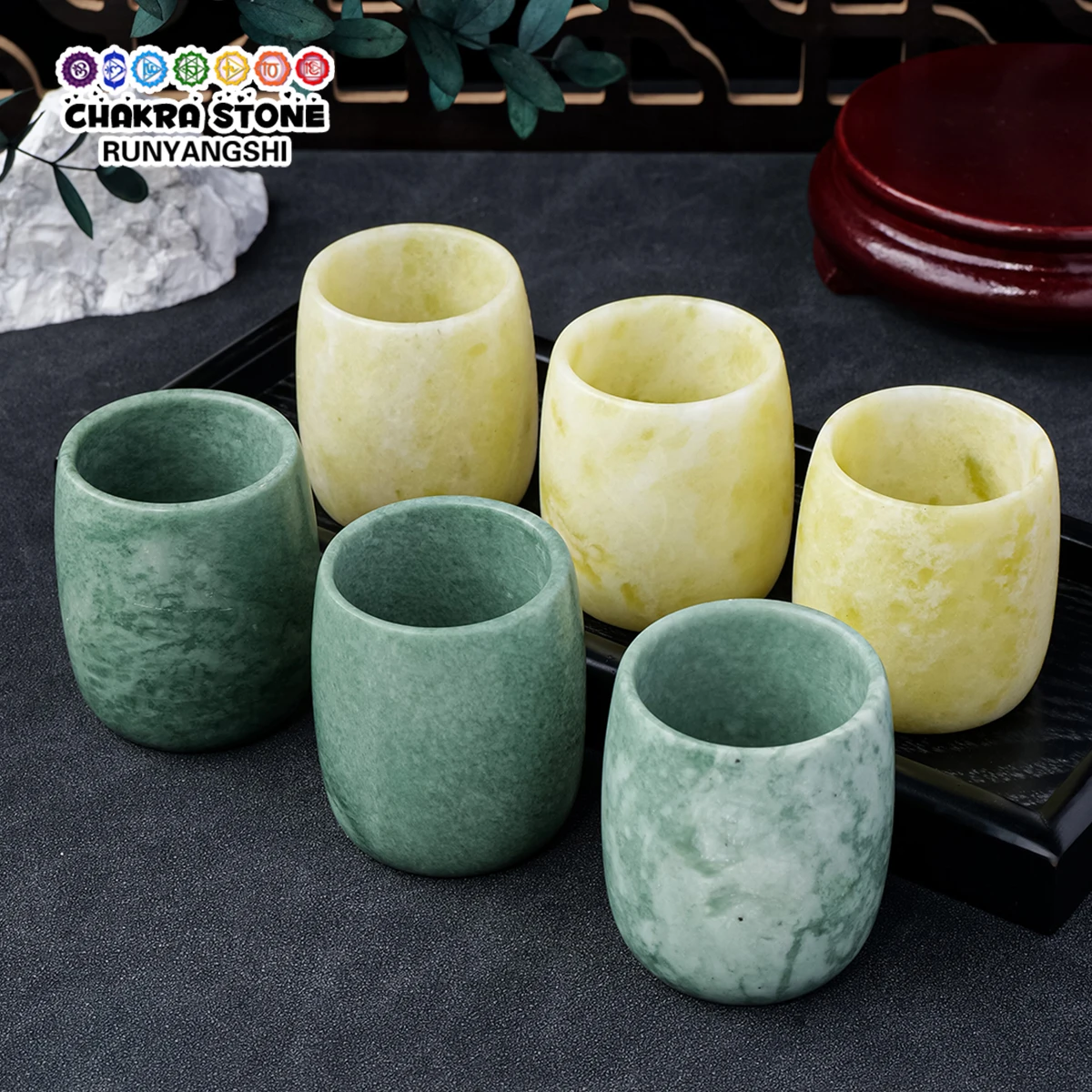 1 шт. натуральный кристалл литанский камень высокая чайная чашка энергетический