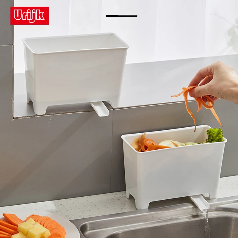 

Кухонные аксессуары для раковины Urijk, стеллаж для губки, контейнер для хранения остатков пищи