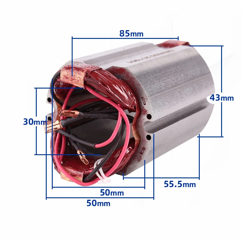Ротор переменного тока 220-240 В для Makita GA5030 GA4530 GA4030 GA5034 GA4534 GA4031 PJ7000 GA4030R GA4034