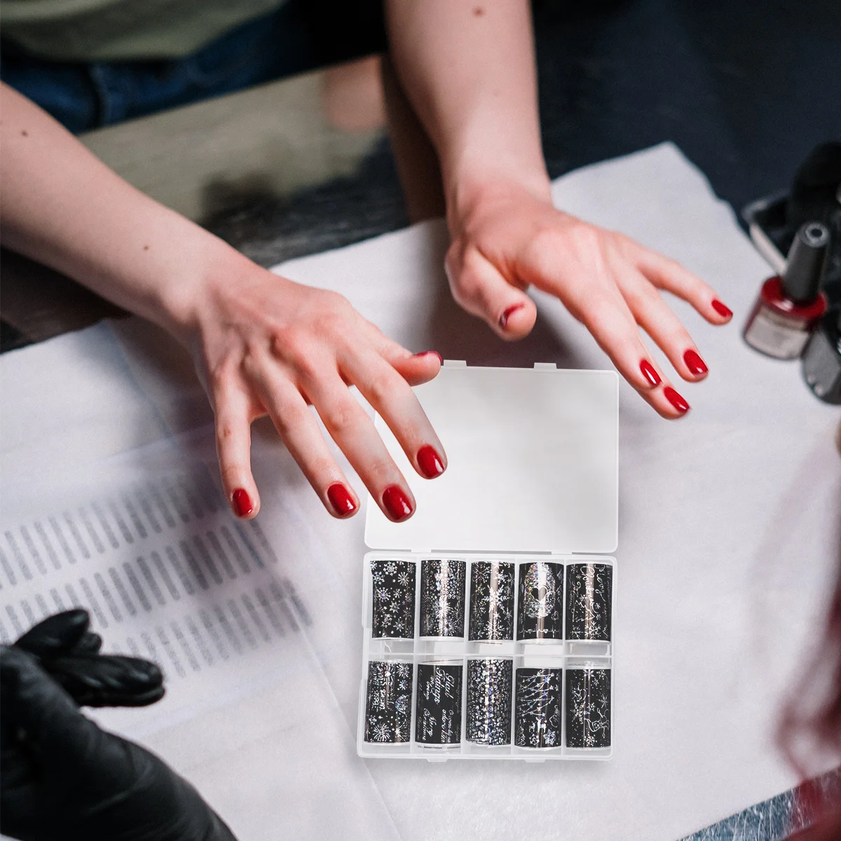 

Nailstickers Christmas Transferdecalsacrylic Nails Transfers Women Diy Manicure Tips Decor