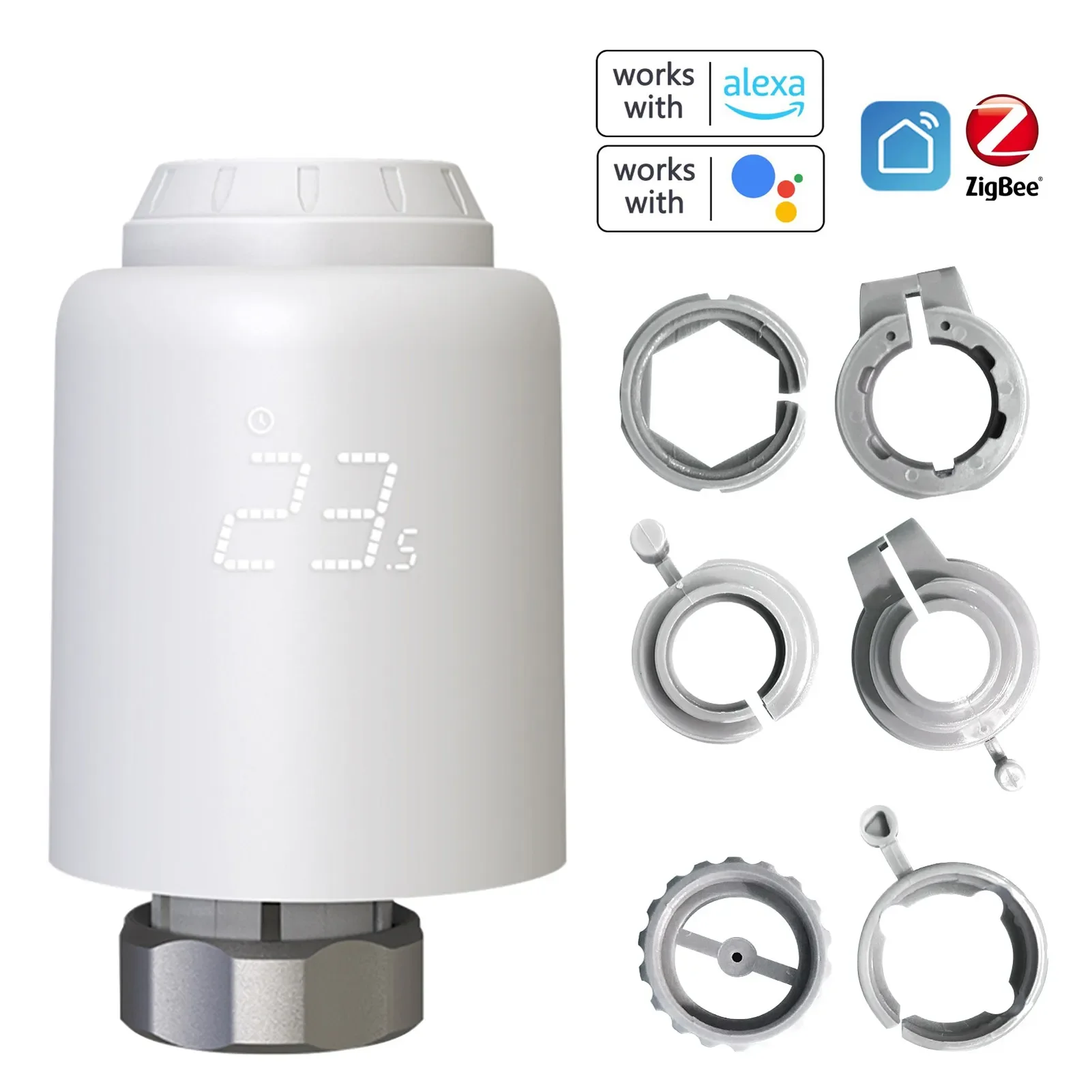 

Новинка 2023NEW Actionneur de Valve de Radiate thermostatic intelligent Tuya WiFi, контроллер температуры intelligent TRV Progr