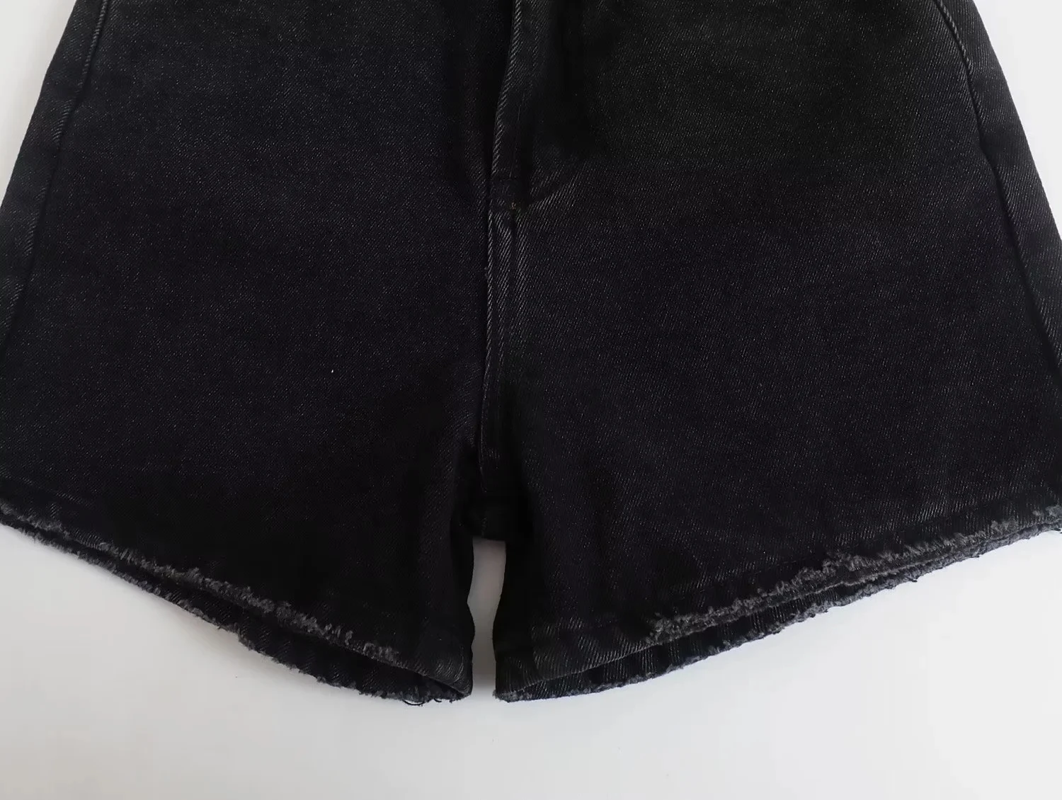 Dave&Di Casual Loose Bermuda American Vintage Denim Blue Shorts Women