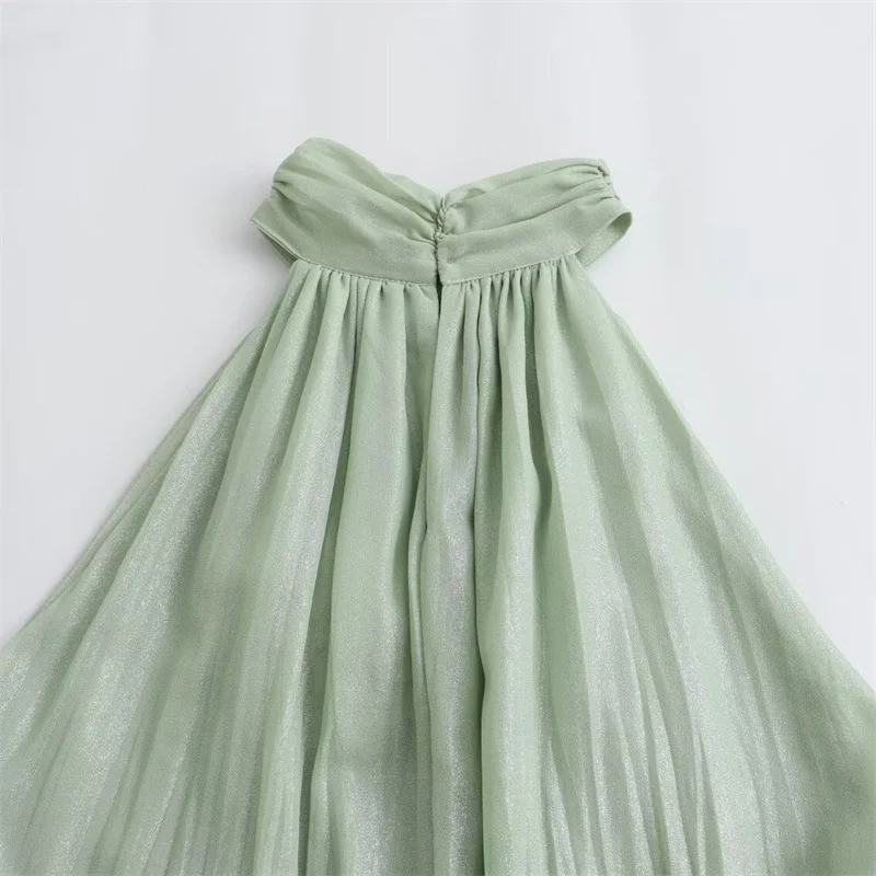 KEYANKETIAN 2024 Новый пусковой жилет с эффектом металлической текстуры Женский