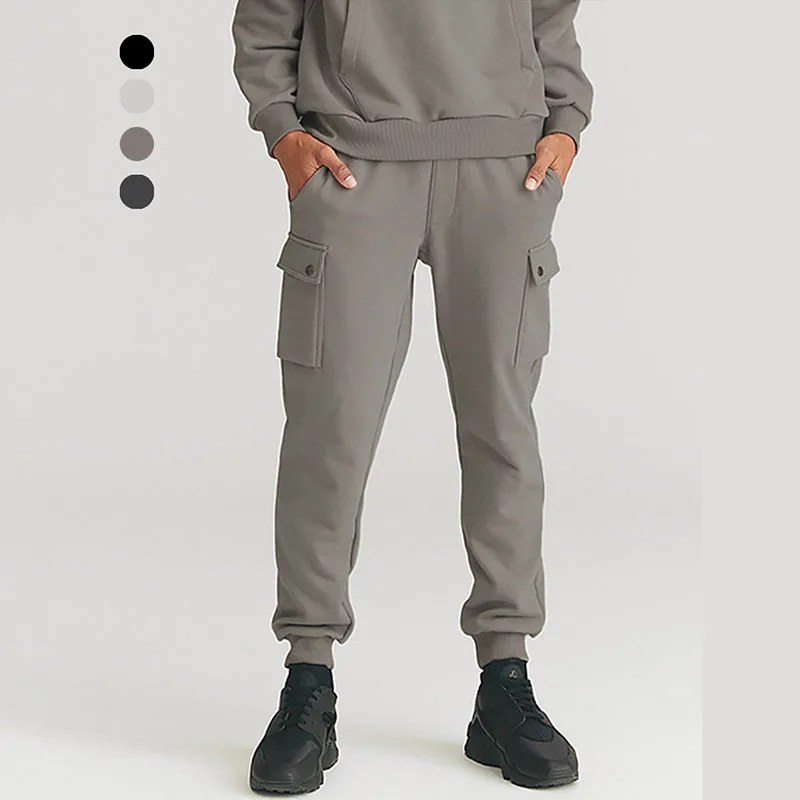 

Новинка Весна 2023, Мужская рабочая одежда, брюки, спортивные повседневные брюки, мужские эластичные брюки с завязками