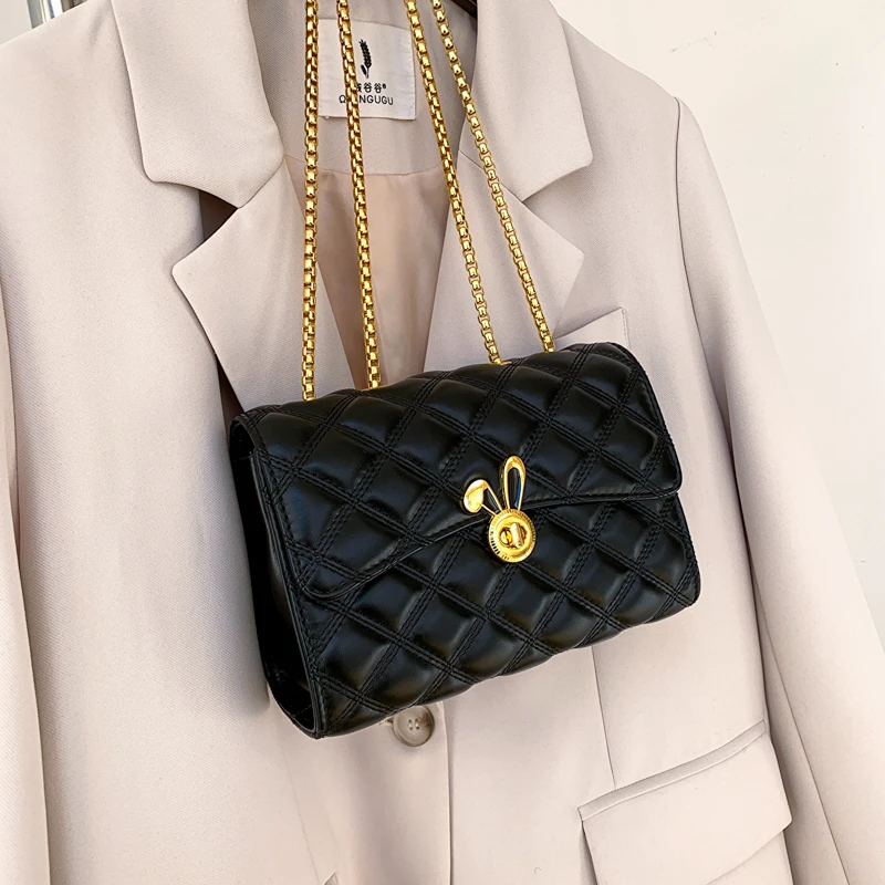 2023 Fashion Designer Crossbody Bags for Women Chain Strap Shoulder Bag Handbag High Quality PU Leather Women Messenger Bags