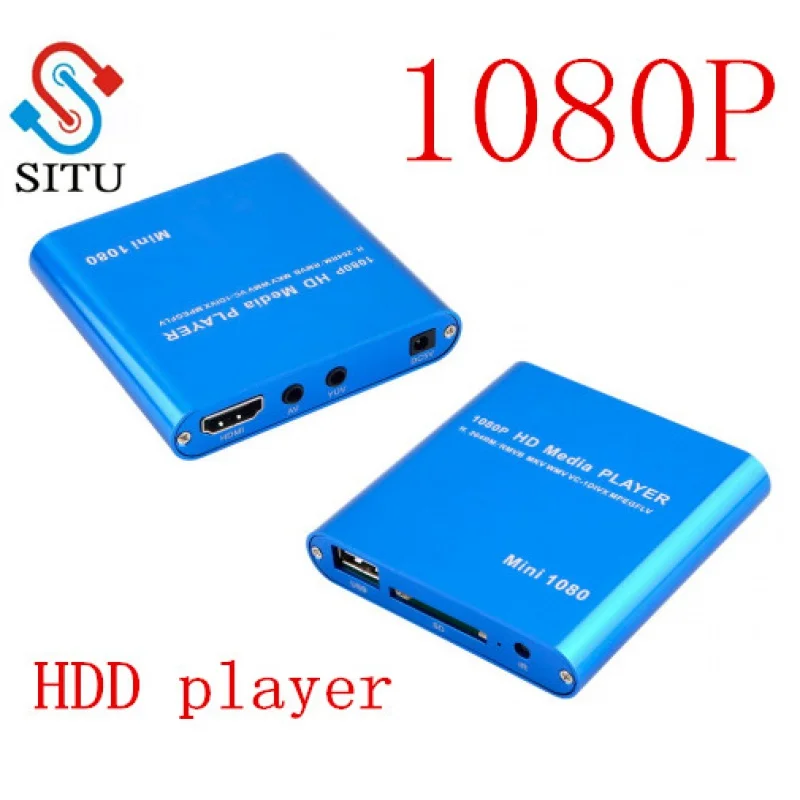 

AWIND SITU Mini Full Hd 1080p Usb External Hdd Player With SD MMC Card Reader Host Support Mkv Hdmi Hdd Media Player
