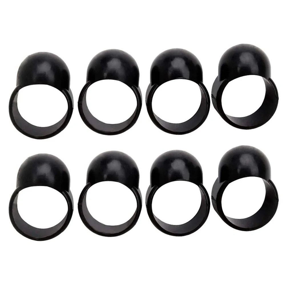 

8 Pcs Ethereal Drum Finger Cots Percussion Instrument Sleeve Pick Tongue Non-slip Plastic