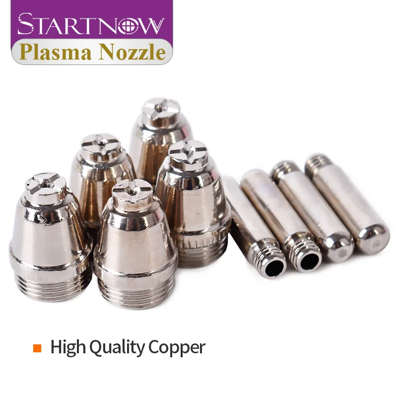 Фото Startnow 50 компл./лот AG60/SG55 расходные материалы для плазмы гафния проволочные сопла комплект электродов для машины плазменной резки WSD60P №2