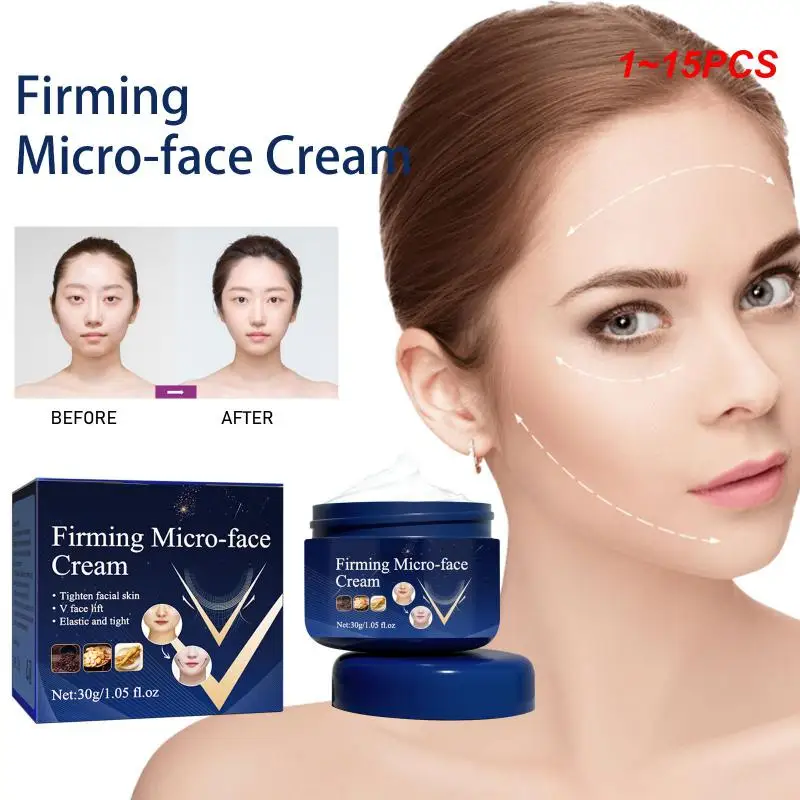 

1~15PCS Slimming Face V Shape Lift Cream Lifting Improve Masseter Muscle Double Chin Anti Wrinkle Reshape Face Counter Firming