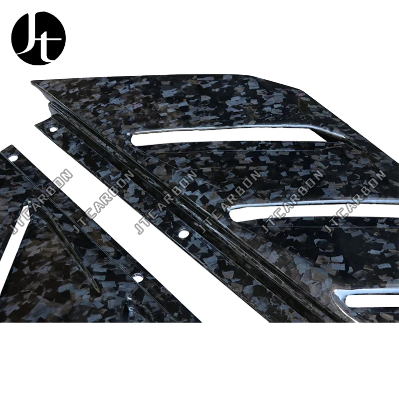 Кованый сухой комплект из углеродного волокна для заднего багажника