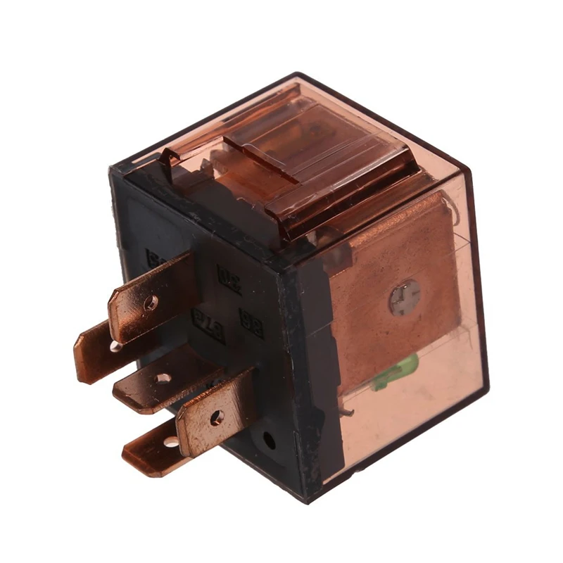 2X DC 24V 80A 1NO 1NC SPDT 5-контактный зеленый индикатор фотомагнитное реле для автомобиля