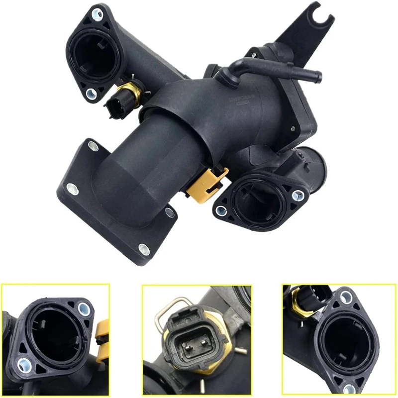 Корпус в сборе AJ811793 с термостатом AJ810214 для Jaguar S-Type XF XJ8 XK8 XKR Base 4.2L 5.0L V8