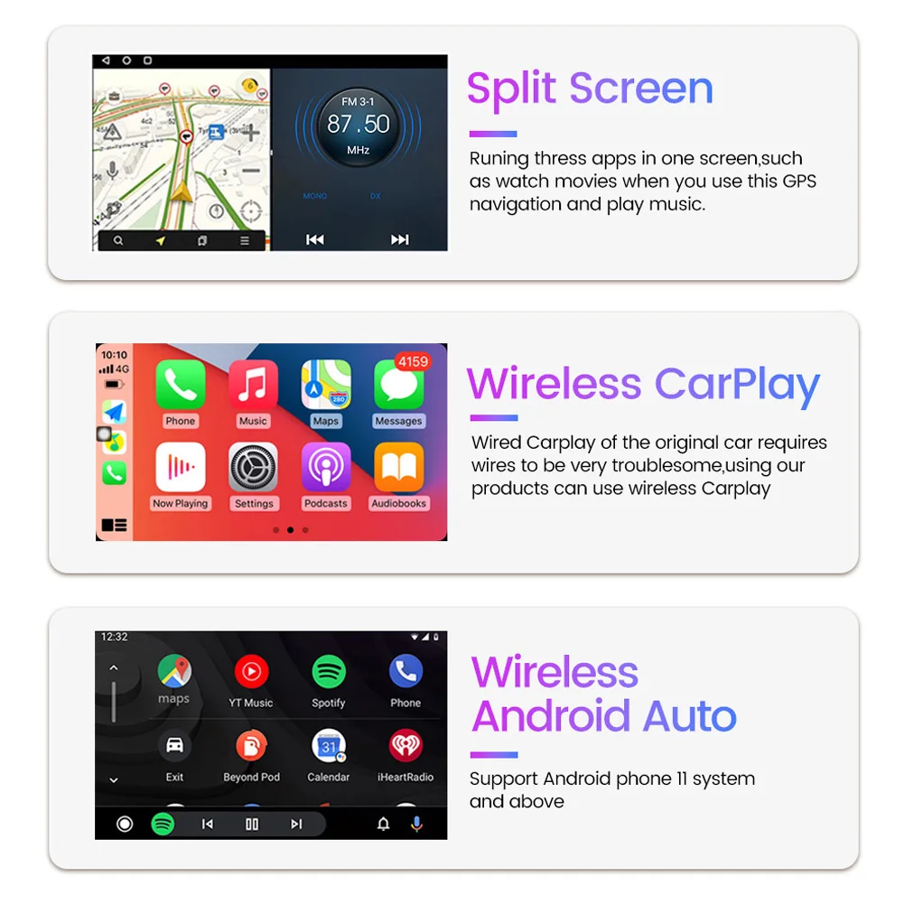 

Бортовая электронная система Проводная Carplay An Box Беспроводная 11,0 1 шт. комплект 9,0 Автомобильная Bluetooth автомобильная аудиосистема Carlapy