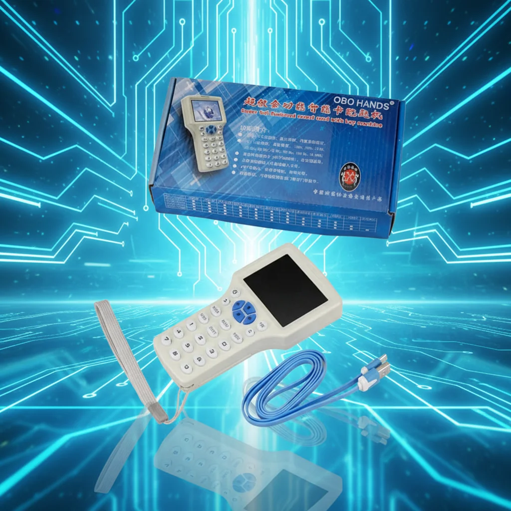 Фото Двухчастотный RFID-считыватель-записыватель, водонепроницаемый, для копирования карт и ключей №2