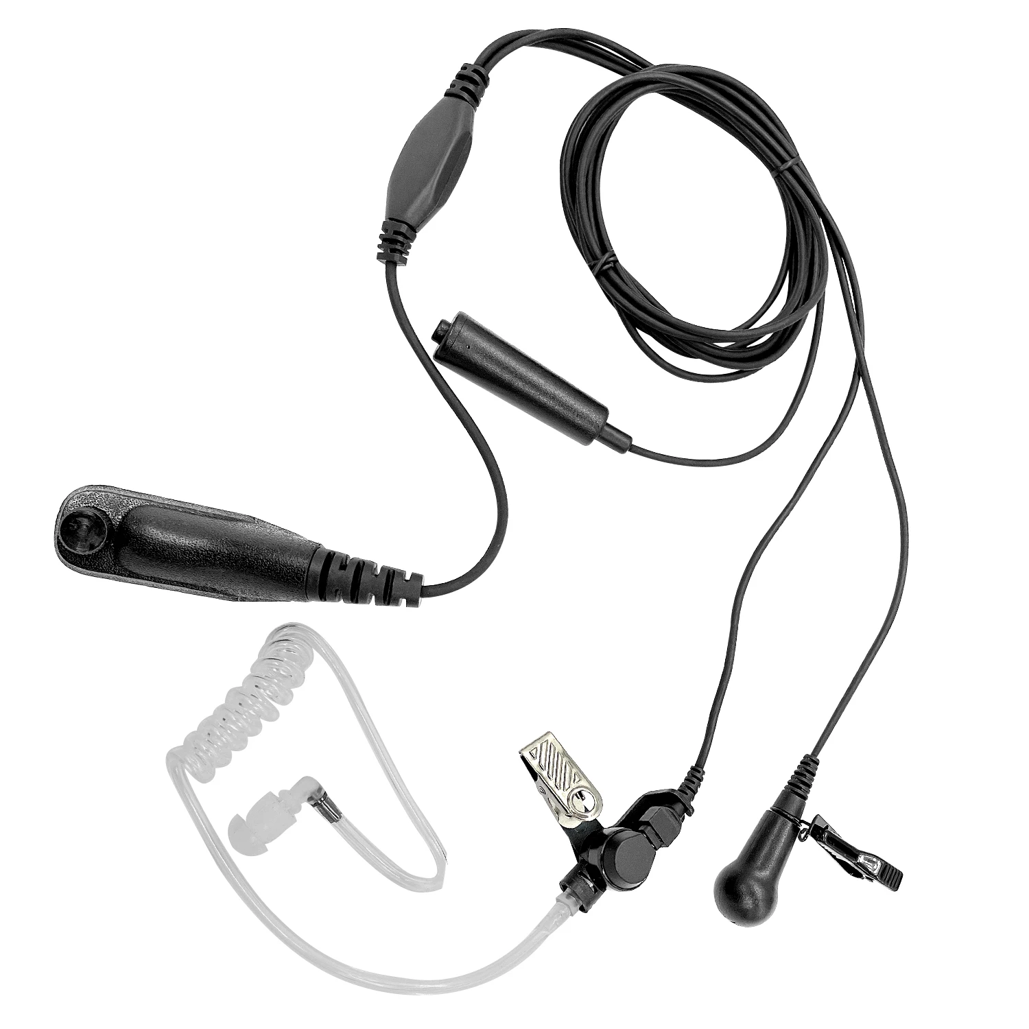 XPR 7550 Earpiece for Motorola XPR 6350 6550 XPR 7350 Two Way Radio Walkie Talkie Headset with Acoustic Tube and PTT Mic